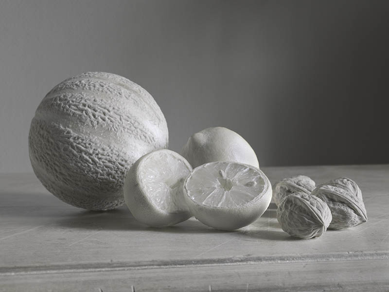 Oripeaux - Étude de solides, photographie achromatique, Fabien Ducrot