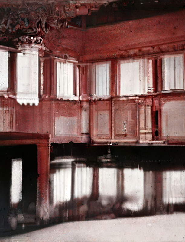 Matière et Mémoire - Chambre Rouge, Red Room, image generated by artificial intelligence, Fabien Ducrot