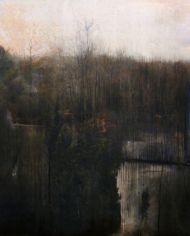 Matière et Mémoire - Première Forêt, First Forest, image generated by artificial intelligence, Fabien Ducrot